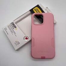 OtterBox Phone 16, 15, 14, & 13 Commuter Series Case - Black, Slim & Tough, Pocket-Friendly, With Port Protection - Pink - View 16
