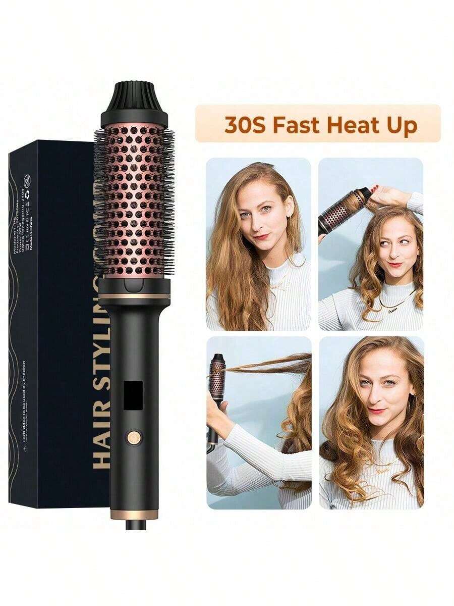 UKLISS 三合一陶瓷美发器 – 卷发、拉直和吹干，便携设计