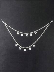 1雙時尚不銹鋼鈴鐺裝飾乳環適合女士適用於日常生活