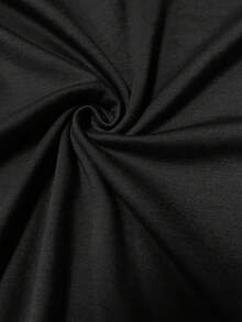 Four-Leaf Clover Print Women's Crew Neck Sports T-Shirt Casual Fashion Retro Top Short Sleeve Multiple Colors Available S-XXL - 黑色 - 查看 2