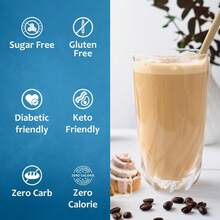 Syruvia Sugar-Free Cinnamon Bun Coffee Syrup - 25.4 Fl Oz Premium Coffee Flavoring Syrup - 0 Calorie-Kosher Coffee Syrups, Gluten Free, Perfect For Drinks, Soda, Shakes, Desserts, And More. - 25.4 Fl Oz - View 4