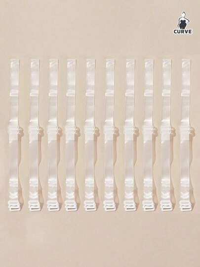 أربطة عريضة للكتف وبحجم كبير للسيدات، أربطة شفافة بلون البشرة، مناسبة كإكسسوارات ملابس داخلية غير ملحوظة لفساتين شمسية