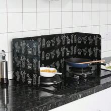 1 pièce Protège-éclaboussures de cuisine, planche isolante pliable pour la cuisson sur cuisinière à gaz, écran anti-éclaboussures résistant à l'huile
