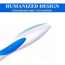 Herramienta en espiral para eliminar el cerumen del oído 2025Q, kit reutilizable para eliminación del cerumen del oído, limpiador de oído seguro con 16 piezas de repuesto suaves y flexibles, color azul