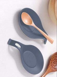 2pcs Silicone Spoon Rest, Multifunctional Kitchen Utensil Holder