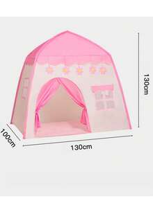 Kids House Design Play Tent - Pink - View 3