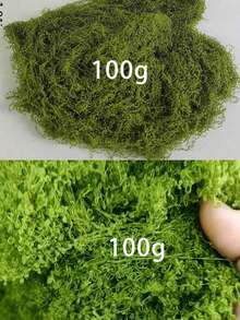 50/100/200g 人造苔藓藤蔓，可扩展且用途广泛，适用于花园装饰、景观美化和室内/室外使用，DIY 仿真苔藓草微景观布局，绿色植物草坪盆栽窗饰景观设计人造苔藓 - 彩色 - 查看 21