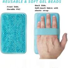 1 Gel Bead Ice Pack With Straps - Reusable Hot And Cold Packs, Cold Packs For Physical Cooling Suitable For Summer Cooling, Spring Summer Picks, Brides Maid Gifts, Room, Bedroom Decor, Bedroom Decor, Beach, Travel, For Men, For Women, Vacation,Cute Stuff - Multicolor - View 5