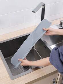 1 Peça Anteparo Respingos à Prova d'Água, Anteparo à Prova de Respingos e Óleo para Pia de Cozinha, Barreira de Água à Prova de Respingos para Fogão e Pia, Fácil de Instalar, Adequado para Cozinha, Banheiro, Dormitório e Oqueios de Água, Acessórios Domésticos, Acessórios de Cozinha, Itens Essenciais para o Lar, Protetor Contra Respingos de Cozinha, Itens Essenciais de Cozinha, Protetor Contra Respingos de Pia, Decoração de Cozinha