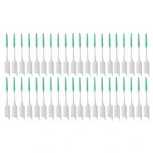 Mini Dental Floss Picks - Soft Silicone Interdental Brush Floss Sticks, Disposable Use Toothpick, Formaldehyde Free Oral Care For Teeth And Gum Health Cleaning - Multicolor - View 9