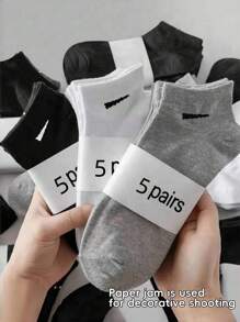 1/5/10/15/20/Pair Men Socks Essential Ankle Socks, Soft & Lightweight All-Match Low Cut Ankle Socks, Women's Stockings & Hosiery Men's Mid-Leg Socks Women's Sailor Socks