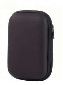 1 Portable USB Data Cable Storage Box, Headphone Storage Bag, Headphone Case, Data Cable Protective Film, Mini Zipper Hard Bag Box, Multi-Functional Mini Storage Bag, A Must-Have For College Dormitories For Travel Storage Bag,Makeup Bag,Cosmetic Bag,Vacation Organizer, Suitable For Cables, Headphones, It Can Be Used For Travel Carrying, Work, School, Dormitory Storage, Boho Vibes