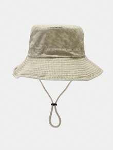 1 件男士水洗渔夫帽，户外钓鱼徒步防晒牛仔帽 - 一件裝男士漁夫帽 - 查看 2