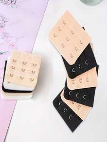 1/2/3/6件女士胸罩延长带，带3个挂钩和3排弹性胸罩肩带延长器