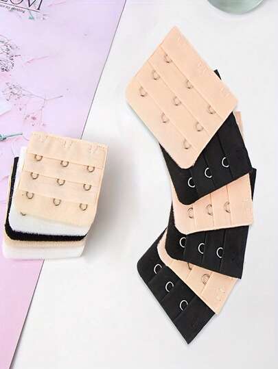 1/2/3/6 Stücke Frauen BH-Verlängerung mit 3 Haken und 3 Reihen elastischem BH-Träger-Verlängerung