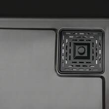 Waterfall Sink With Digital Display, Multifunctional Workstation Sink, Kitchen Sink With Pull-Out Faucet