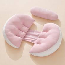 1 pieza Almohada en forma de U para maternidad, almohada multifuncional de embarazo para dormir de costado, cojín de soporte para la barriga y la espalda - Paquete de 1 almohada de embarazo - Ver 10
