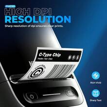 PM220 ラベルライター 2インチ 値札プリンター DIYラベル 業務用 ラベルメーカー 小型QRコード/シール/バーコード 感熱プリンター ラベルプリンター Bluetooth接続 郵便宛名、値食品表示、梱包発送、アドレス、配送ラベル、整理整頓、名前ラベル、葉書に適用 充電式 Android iOS対応 40×30mmラベル紙同梱 - 日本 Aタイププラグ(100V) - チェックする 6