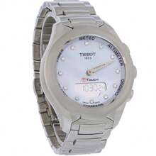 Tissot T-Touch Expert Women's Diamond Stainless Solar Watch T075.220.11.106.01 - Multicolor - View 2