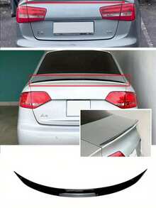 For Audi Accessories A3 S3 RS3 A4 S4 B9 A6 SEDAN Rear Wing Trunk Spoiler Lip Body Kits - Black - View 4