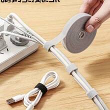 Premium 1pc Heavy-Duty Nylon Cable Organizer Strap With Durable Hook And Loop Fastener, 79/118 Inches Length For Versatile And Efficient Cable Management - Perfect For Home, Office, Travel, And Outdoor Use - Reusable Cord Wraps For Wires, Cables