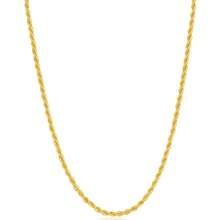 dollrinboy 1pc 18K Gold Plated Stainless Steel Rope Chain Necklace For Men And Women