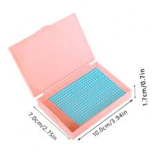 1 set Bandejas de clasificación de cuentas de plástico, bandeja para pintura de diamantes, accesorios de placa de cuentas para pintura de diamantes DIY, herramientas para pintura de diamantes