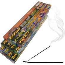 Kit de Incenso com 40 Varetas Aromatizantes Com Incensário Aromas Sortidos - Multi Aromas - Visão 6