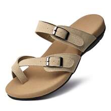 Women Sandals Airy Platform Design Lightweight Walking Sandals Comfort - 駝色 - 查看 4