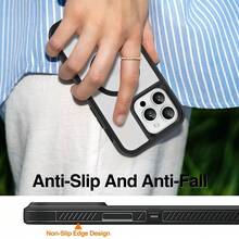 Rugged MagSafe Defender Phone Case Compatible With IPhone 16 / 15 / 14 / 13 / 16E / Plus / Pro / Pro Max / - màu đen - Xem 5