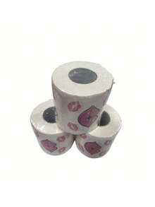KISS Brand Creatively Printed Toilet Paper Rolls - White - View 10