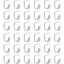 1/9/18/36/54/72/100/150pcs Mini Hooks, Small Size Multi-Purpose Mini Hooks, Mini Hooks Cannot Bear Too Heavy Objects, Transparent Cute Mini Self-Adhesive Hooks, Multi-Purpose Mini Hooks, Suitable For High Hardness Walls, Mini Self-Adhesive Hooks, Bedroom Desk, Practical Hooks