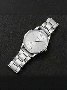 5pcs/Set Women's Luxury Quartz Analog Watches With Diamond Bracelet, Elegant Minimalist Style (No Box Included)