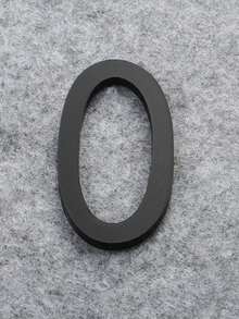 亚克力 3D 数字墙贴，古铜色房间号码牌标牌 - 彩色 - 查看 10