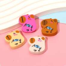 60个水豚橡皮擦，可爱的水豚造型橡皮擦，适合学生使用，小巧易携带，价格实惠，免费礼品，学校奖品，生日礼物，派对礼物，节日礼物，学校用品，开学季礼物，返校季礼物 - 彩色 - 查看 5