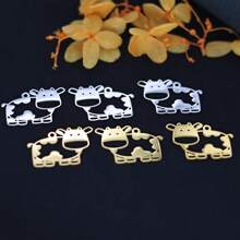 3 piezas de dijes/colgantes con diseños de lindos animales de osos de dibujos animados para hacer collares, pulseras y otros accesorios de joyería DIY