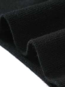 Men's Long Sleeve Polo Collar Knitwear, Versatile For Daily Wear