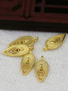 15 Stücke geometrische Blatt Anhänger Zubehör. Geeignet für Frauen zum Herstellen von Armbändern, Ohrringen, Ketten, Schlüsselringen, Damen Armbändern. DIY Anhänger Zubehör, um Ihr eigenes individuelles Damenschmuck zu fertigen. Halloween Schmuckherstellung Zubehör, Schlüsselringe, Amulette, Dekoartikel. DIY Charm Schmuckzubehör. Schmuckherstellung Materialien. Armband Charms Basteleien und alltägliche Geschenke. Rückgabe-zur-Schule-Saison
