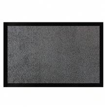 Acomoda Textil Felpudo de Entrada Absorbente Rectangular para Interior y Exterior. Felpudo Antileslizante para Hogar y Oficina de Fácil Limpieza. (Gris Oscuro, 40x60 cm) - Gris Oscuro - Ver 1
