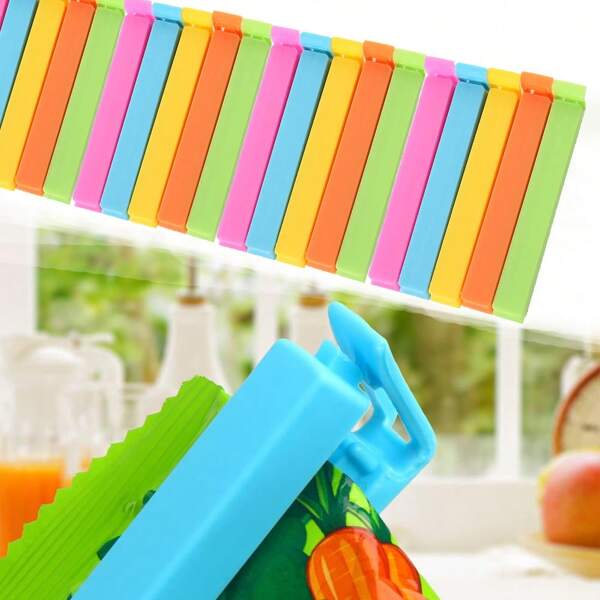 5/20/30PCS Portable Kitchen Storage Food Snack Seal Sealing Bag Clips Sealer Clamp Plastic Tool Kitchen Accessories