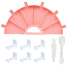 1 set Bandejas de clasificación de cuentas de plástico, bandeja para pintura de diamantes, accesorios de placa de cuentas para pintura de diamantes DIY, herramientas para pintura de diamantes