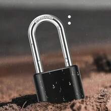 Customized Heavy Duty 2.5 Inch Lock Set - High Security Padlock With Weather-Resistant And Resettable Password Design - Suitable For Home, School, Garage, Door And Garden - Black - View 5