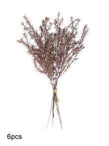 6/12 Pcs Artificial Potted Plants, 18.5 Inches Tall, Plastic Material, Fake Eucalyptus, Rosemary, Magnolia Stems, For Rustic Farmhouse Decor, Home Office Decoration, Christmas Accents, DIY Wreath Crafts, Shrub Trees Home Decor Christmas Decorations Room Decor - Green - View 15