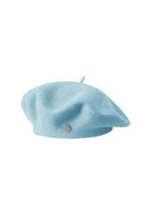 1 Berretto basco da donna minimalista nei colori caramella, berretto basco francese tinta unita carino, regalo di berretto in lana
