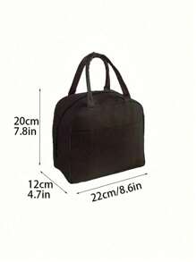 1pc Customized Name Bento Bag, Personalized Large Capacity Lunch Box Bag, Aluminum Foil Thickened Picnic Student Lunch Bag, Portable Bag With Rice, Insulated Bag, Lunch Box Bag,Cationic Bento Bag, Thickened Picnic Bag, Student Lunch Bag, Bento Bag, Storage Bag, Handbag, Insulation Bag, For Students, Beginners, And White-Collar Workers. Suitable For Offices, Colleges, Work, Business, Commuting, Outdoor, Travel, And Outings