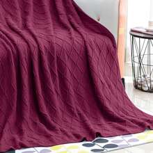Casaisla Home Collection Bed Blankets & Towel Blankets - Hot Pink - View 3