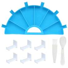 1 set Bandejas de clasificación de cuentas de plástico, bandeja para pintura de diamantes, accesorios de placa de cuentas para pintura de diamantes DIY, herramientas para pintura de diamantes