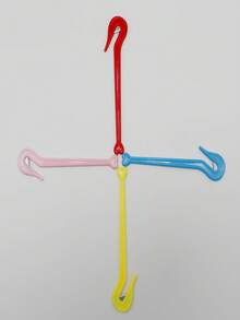 4pcs Girls Disposable Hair Tie Remover Tool, Hair Elastic Cutter, Non-Damaging, Disposable Hair Bands Detangling Tool - Multicolor - View 2