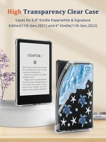 Summer Turtle Pattern IPad Protective Case Compatible With IPad 10th Generation,IPad Air 11-In.(M2)-2024,IPad Mini 4/5/6/7,Compatible With Samsung Galaxy Tab A8 10.5 Inch 2022,Kindle Paperwhite 12th Gen 2024,Models Such As Tab P11,The Four Corners Of The Protective Case Are Shockproof, Lightweight And Easy To Carry - Multicolor - View 5