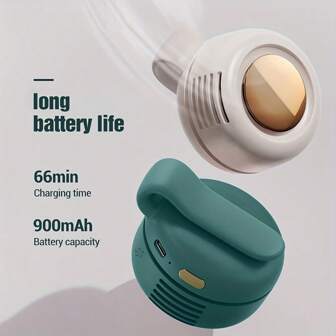 SULVGO Portable Mini Fan,360° Rotatable Small Personal Fans With Clip, Rechargeable Small Cooling Fanfor Outdoor And Lndoor